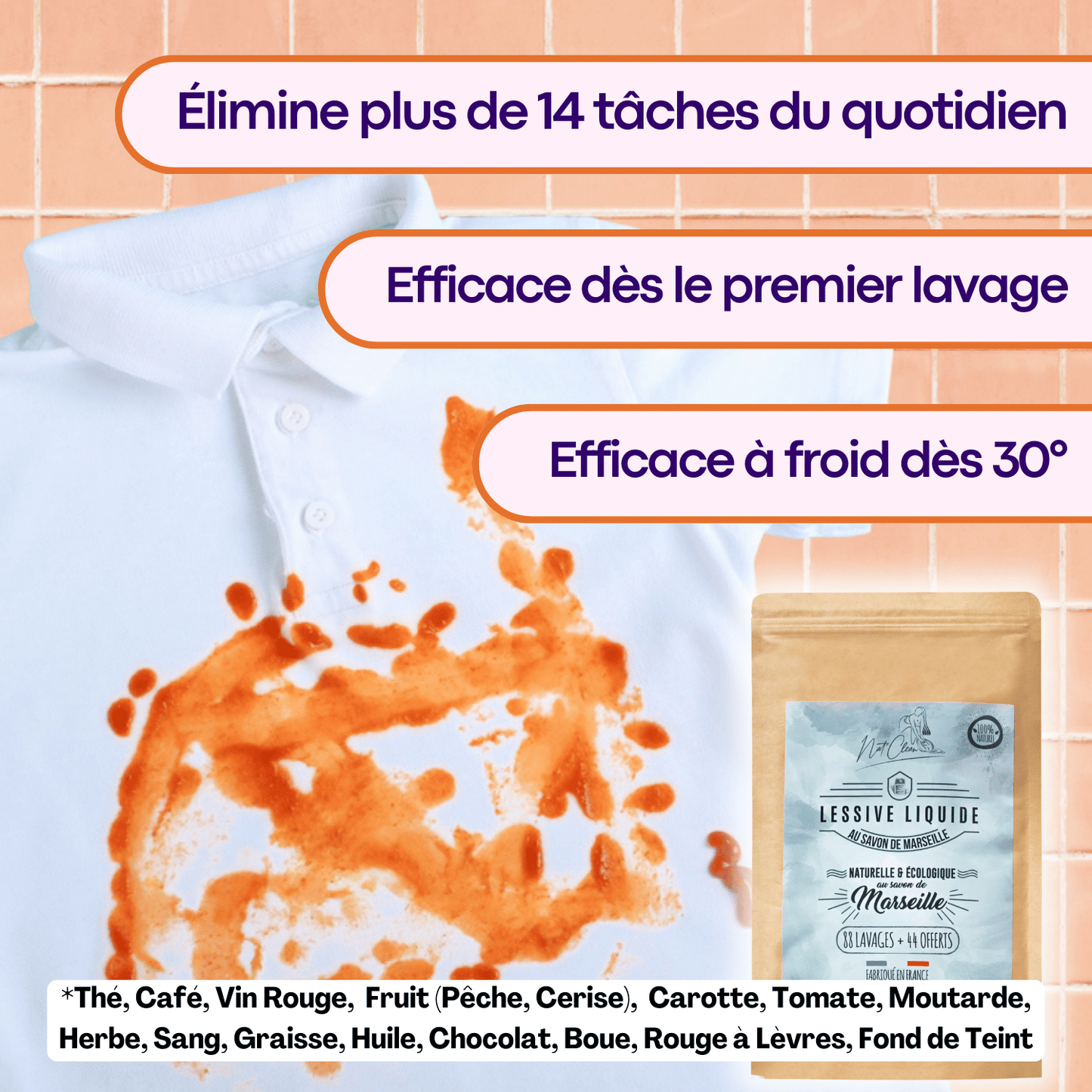 Lessive écologique Nat'Clean