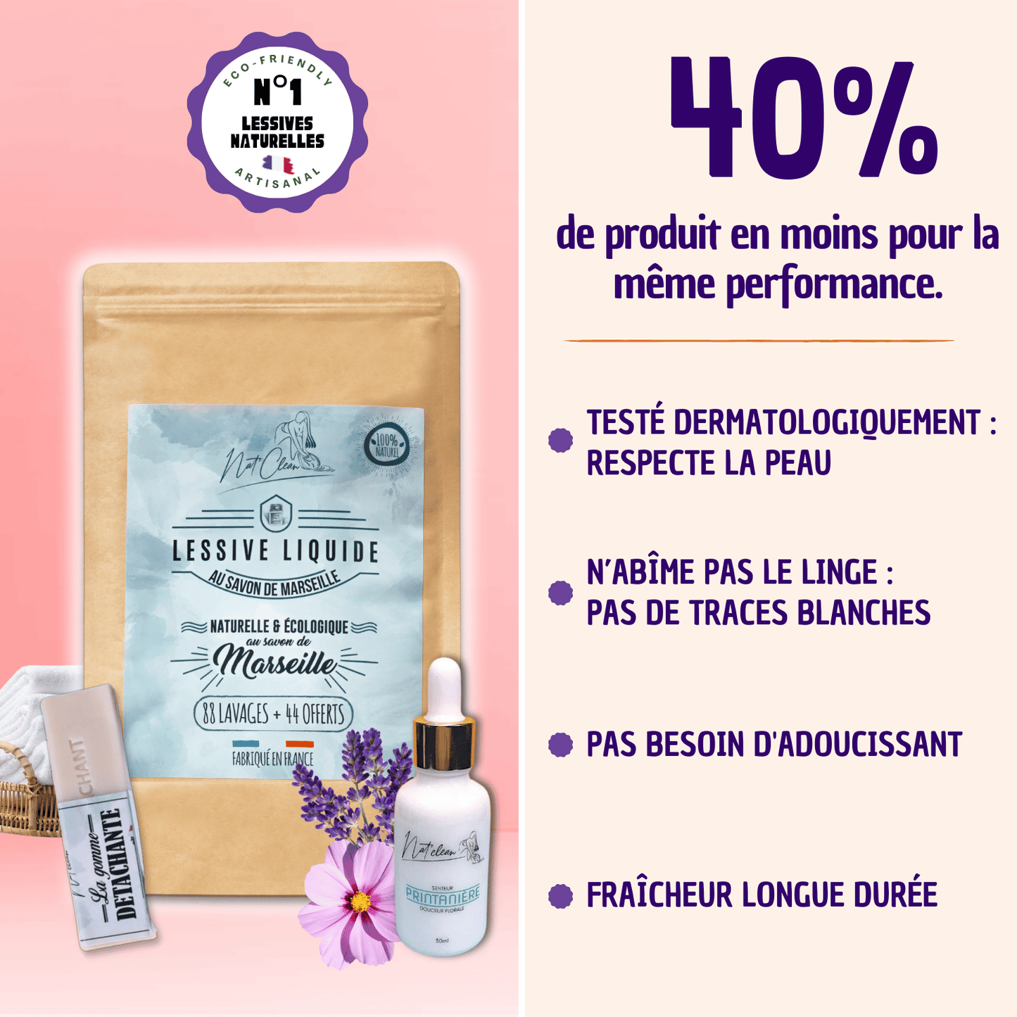 Lessive écologique Nat'Clean